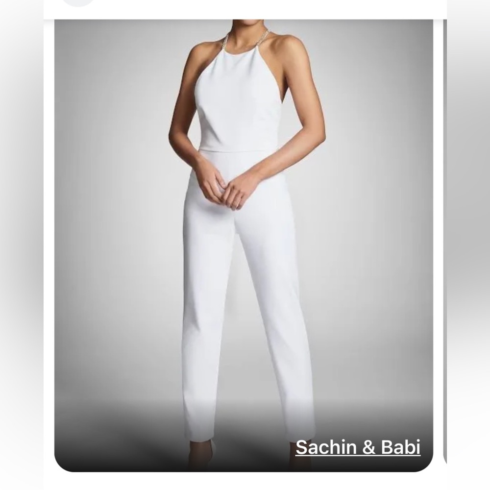 Sachin and Babi Alexa Ivory Jumpsuit. New without tags! Size 12